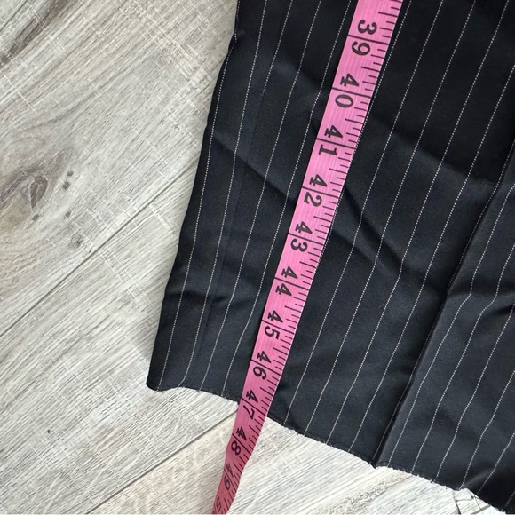 Gucci pants pin stripe black white logo buttons business professional stylish - Picture 15 of 16